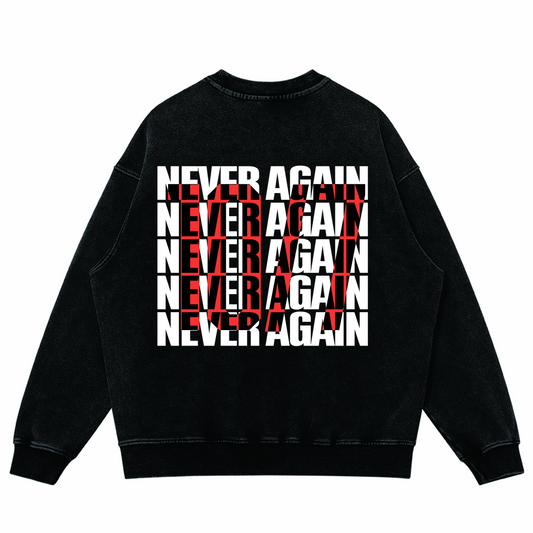 Never Again Sweatshirt Red