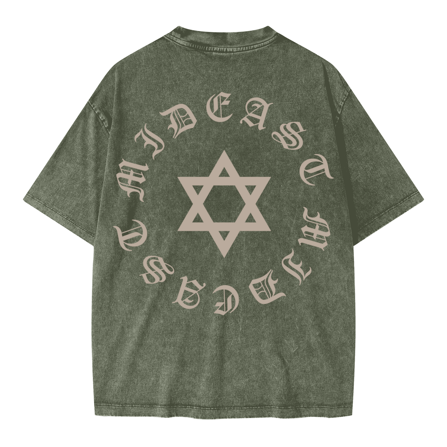 Mideast Israel Oversized Snow Wash