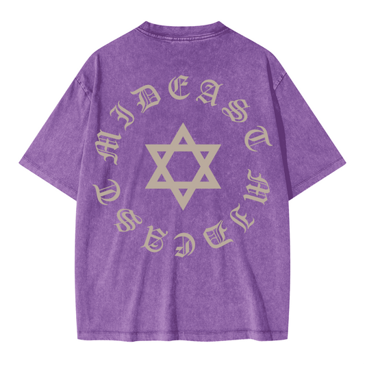 Mideast Israel Oversized Snow Wash