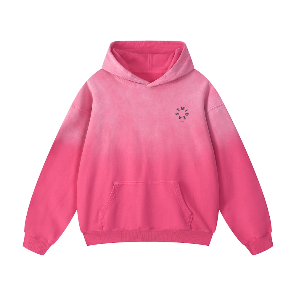 Jewish Star Sun Faded Hoodie