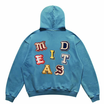 Mideast x Rooted Oversized Faded Hoodie