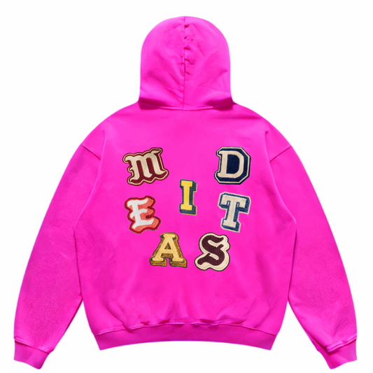 Mideast x Rooted Oversized Faded Hoodie