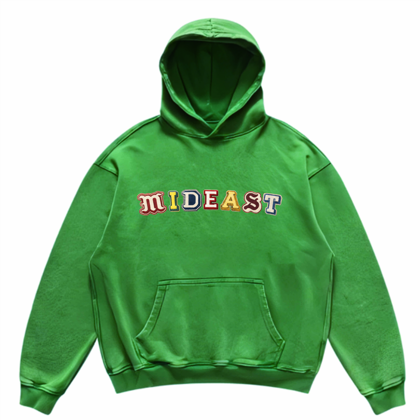 Mideast x Rooted Oversized Faded Hoodie