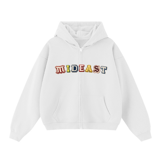 Mideast x Rooted Oversized Zip-up