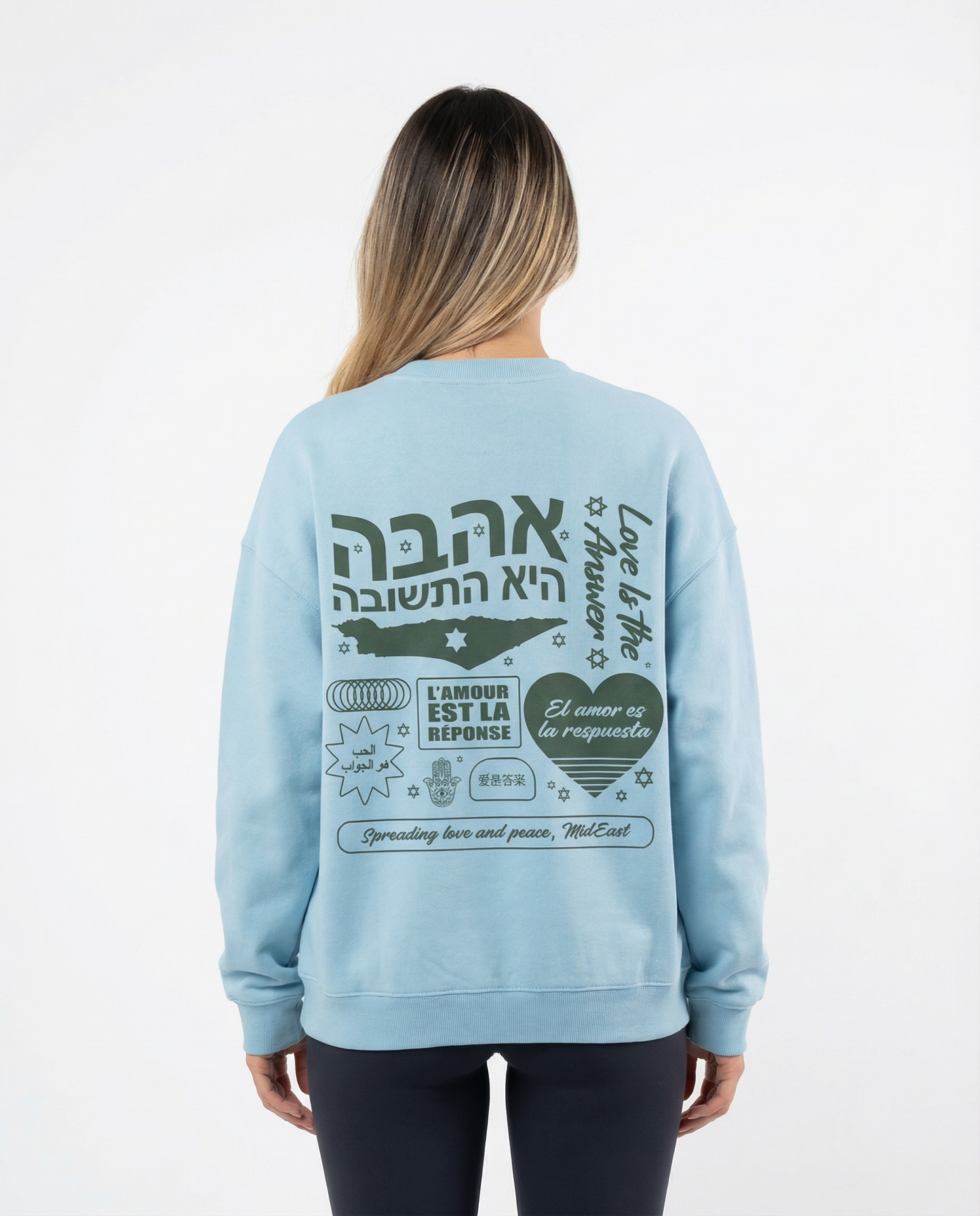Love in all languages Crewneck Sweatshirt