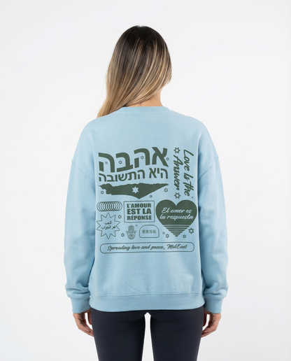Love in all languages Crewneck Sweatshirt