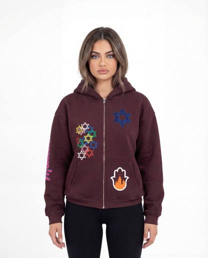 Mideast x Rooted Zip-up Oversized