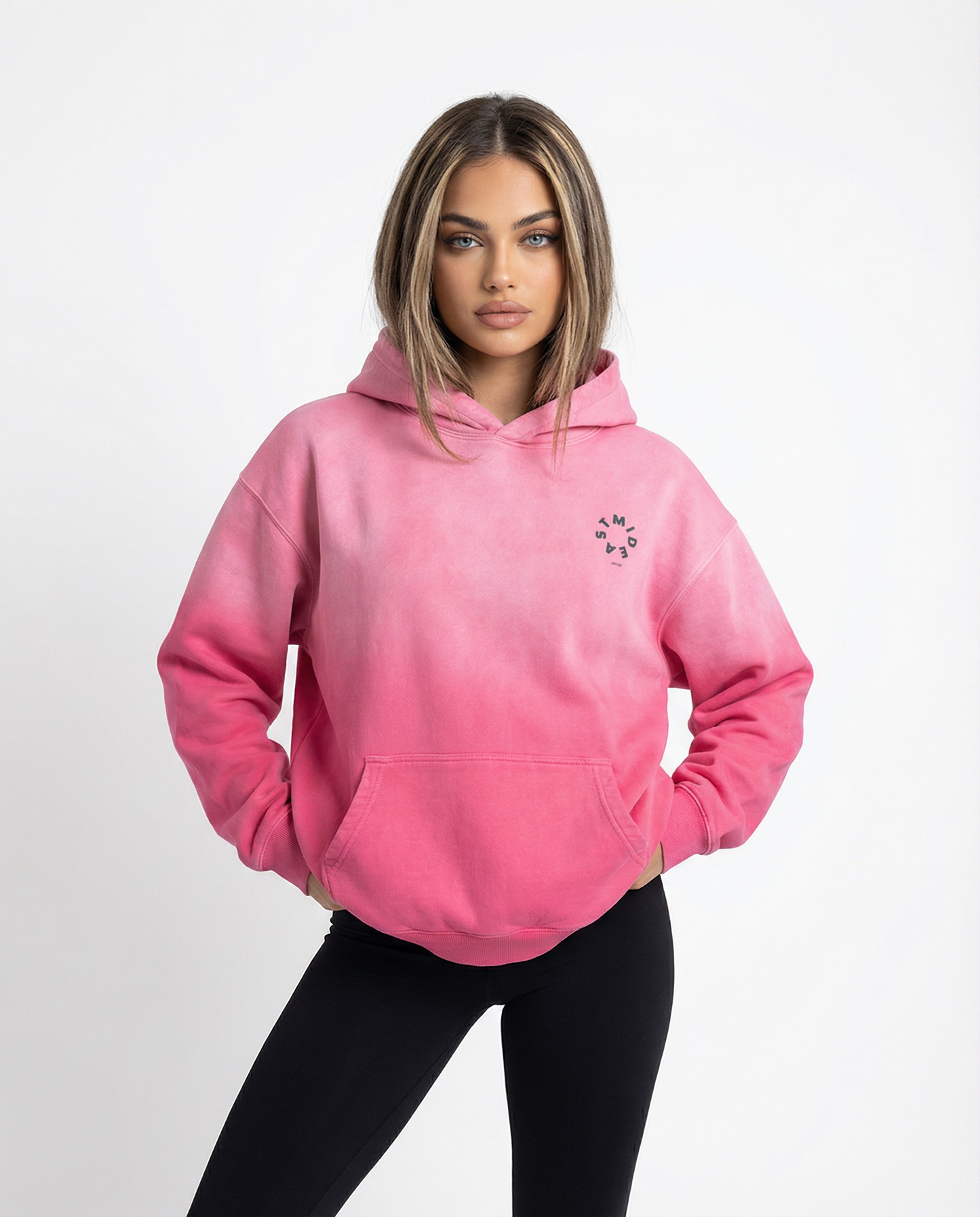 Jewish Star Sun Faded Hoodie